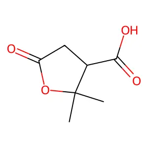 3-Furancarboxylic acid, tetrahydro-2,2-dimethyl-5-oxo-, (3S)- structure