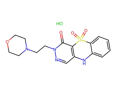 C16H18N4O4S.ClH.1/3H2O structure