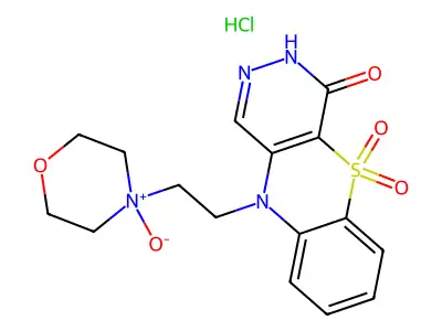 C16H18N4O5S.ClH.1/2H2O structure