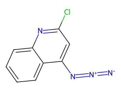4-Azido-2-chloroquinoline structure