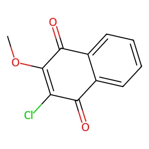 2-Chloro-3-methoxy-1,4-naphthalenedione structure