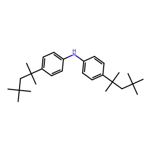 4,4'-Bis(1,1,3,3-tetramethylbutyl)diphenylamine structure