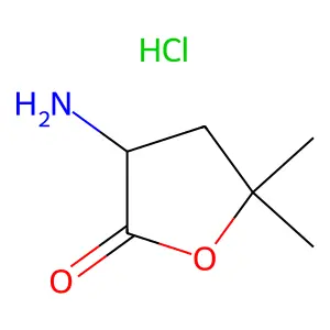 3-Amino-5,5-dimethyloxolan-2-one hydrochloride structure