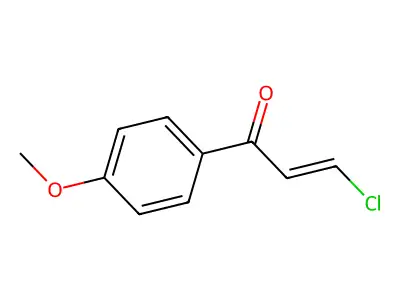 3-Chloro-1-(4-methoxyphenyl)prop-2-en-1-one structure