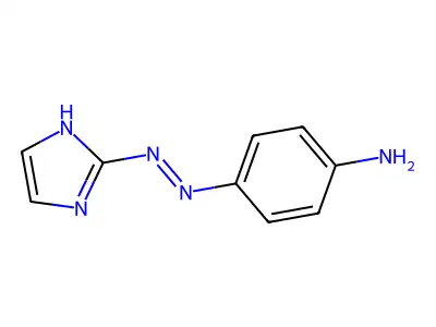 4-[2-(1H-Imidazol-2-yl)diazenyl]benzenamine structure