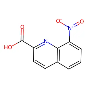 8-Nitroquinoline-2-carboxylic acid structure