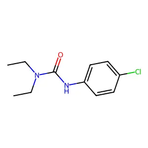 3-(4-chlorophenyl)-1,1-diethylurea structure