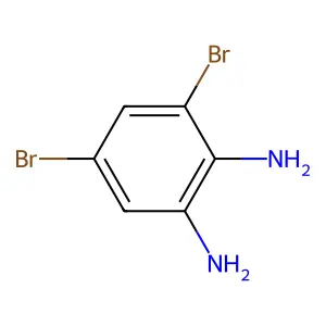 3,5-Dibromo-1,2-benzenediamine structure