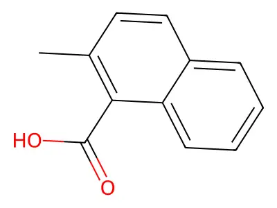 2-Methyl-1-naphthalenecarboxylic acid structure
