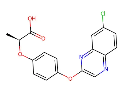 XK-469 Free acid structure