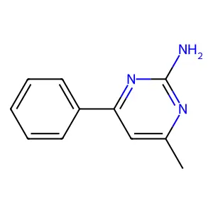 4-Methyl-6-phenylpyrimidin-2-amine structure