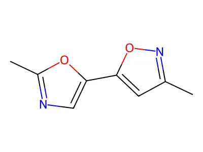 3-Methyl-5-(2-methyloxazol-5-yl)isoxazole structure