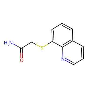 2-(Quinolin-8-ylsulfanyl)-acetamide structure