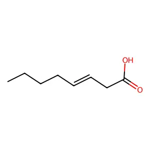 3-Octenoic acid structure