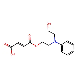 4-{2-[(2-Hydroxyethyl)(phenyl)amino]ethoxy}-4-oxobut-2-enoic acid structure