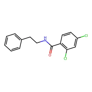 2,4-Dichloro-N-phenethylbenzamide structure