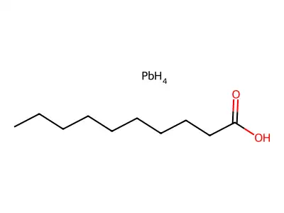 Lead(2+) decanoate structure