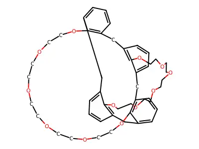Calix-4-bis-crown-6 structure