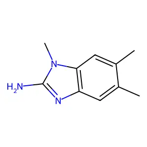 1,5,6-Trimethylbenzimidazol-2-amine structure