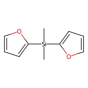 Di-(2-furyl)dimethyl silane structure