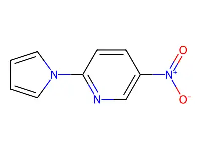 5-nitro-2-(1H-pyrrol-1-yl)pyridine structure