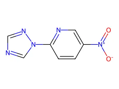 5-nitro-2-(1H-1,2,4-triazol-1-yl)pyridine structure
