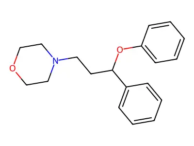 4-(3-Phenoxy-3-phenylpropyl)morpholine structure