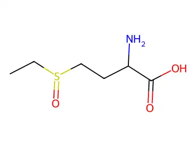 2-Amino-4-(ethylsulfinyl)butanoic acid structure