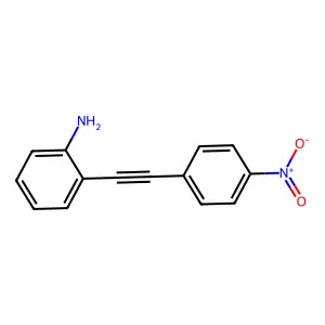 2-[(4-Nitrophenyl)ethynyl]aniline structure