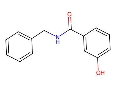 N-benzyl-3-hydroxybenzamide structure
