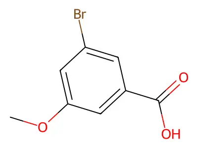 3-Bromo-5-methoxybenzoic acid structure