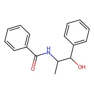 N-[(1R,2R)-1-hydroxy-1-phenylpropan-2-yl]benzamide structure