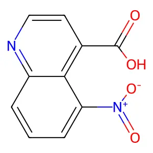 5-Nitro-4-quinolinecarboxylic acid structure