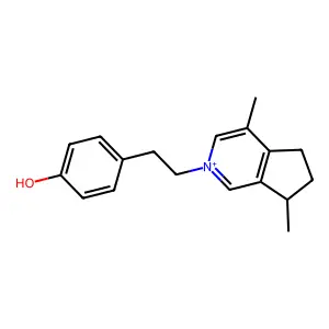N-(p-Hydroxyphenethyl)actinidine structure