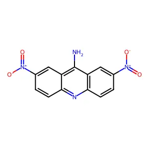 9-Amino-2,7-dinitroacridine structure