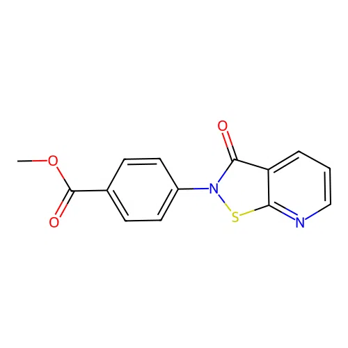 Methyl 4-(3-oxoisothiazolo[5,4-b]pyridin-2(3h)-yl)benzoate structure