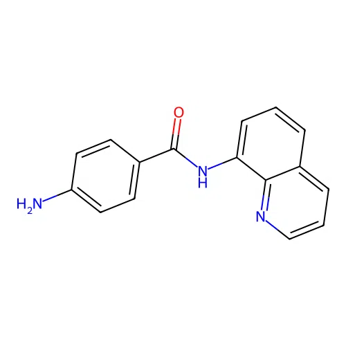 4-amino-N-(quinolin-8-yl)benzamide structure