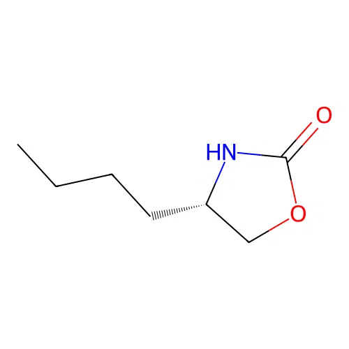(4S)-4-butyl-1,3-oxazolidin-2-one structure