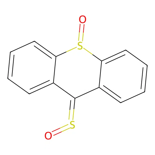 9-sulfinyl-9H-thioxanthene 10-oxide structure