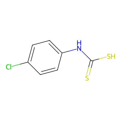 (4-Chlorophenyl)carbamodithioic acid structure
