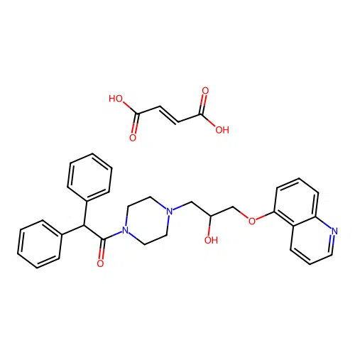 Dofequidar (fumarate) structure