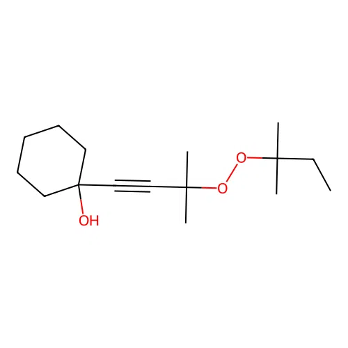 1-(3-Methyl-3-(tert-pentylperoxy)but-1-yn-1-yl)cyclohexanol structure