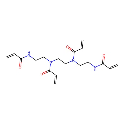 N,n',n'',n'''-tetraacryloyltriethylenetetramine structure