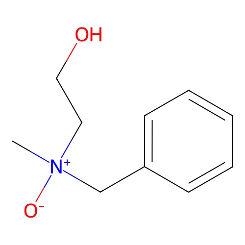 N-benzyl-2-hydroxy-N-methylethanamine oxide structure