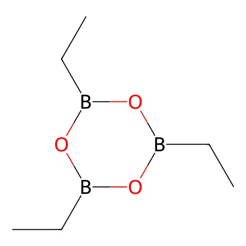 Triethyl-1,3,5,2,4,6-trioxatriborinane structure