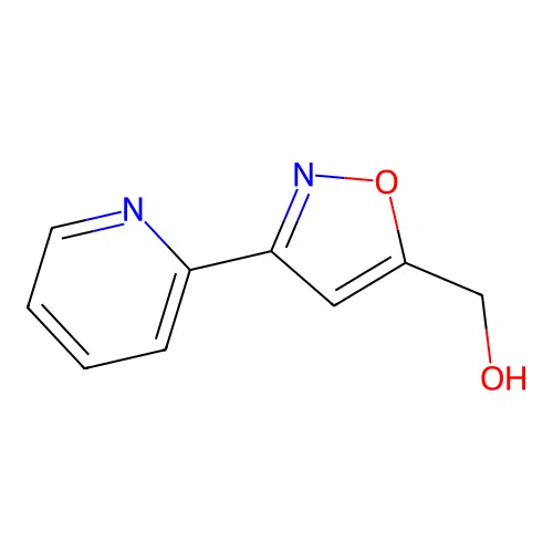 3-(2-Pyridinyl)-5-isoxazolemethanol structure