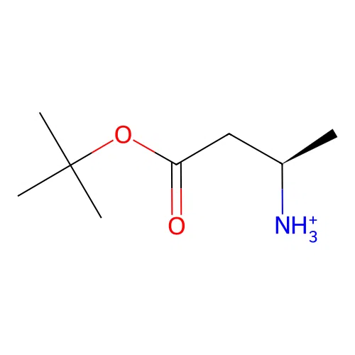 4-tert-Butoxy-4-oxobutan-2-aminium structure
