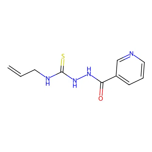 N-allyl-2-(3-pyridinylcarbonyl)hydrazinecarbothioamide structure