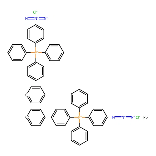 Tetraphenylphosphonium diazidodichlorodiphenylplumbate(2-) (2:1) structure