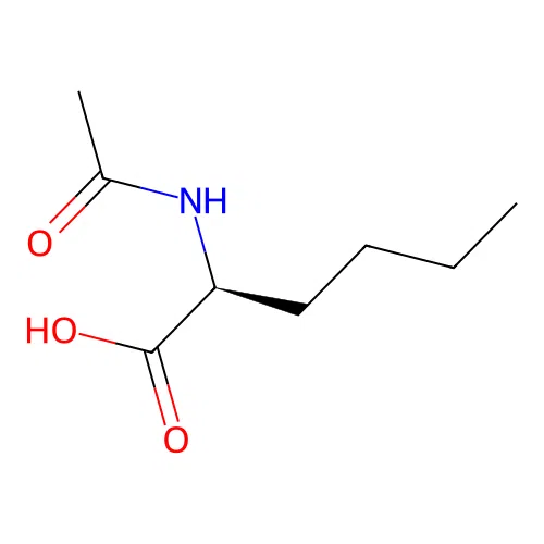(S)-2-Acetamidohexanoic acid structure